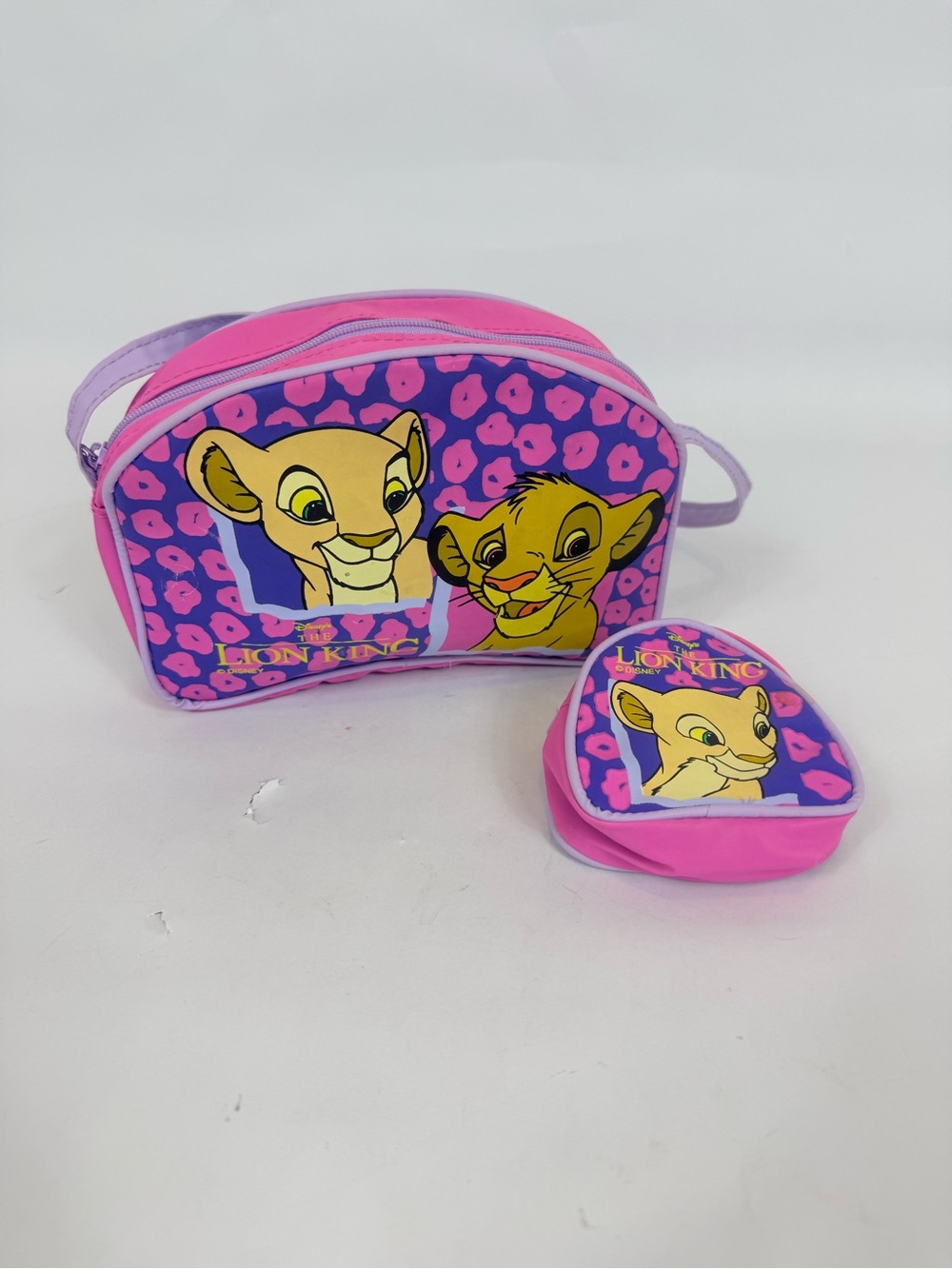 VTG Disney The Lion King Nala Pure & Coin Purse Pink and Purple Kids